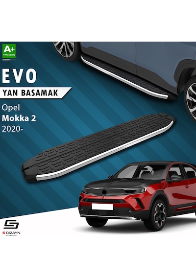 S-dizayn Opel Mokka 2 Evo Krom Yan Basamak 173 Cm 2020 Üzeri