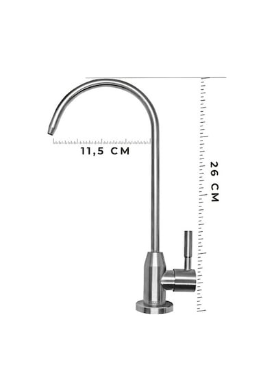 Inox Paslanmaz Çelik Su Arıtma Musluğu (304 Musluk)