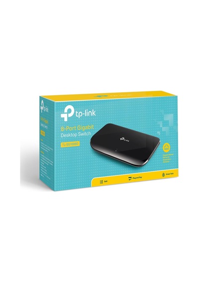 8 Port TP-Link Tl Sg1008D Gıgabıt Masaüstü Swıtch