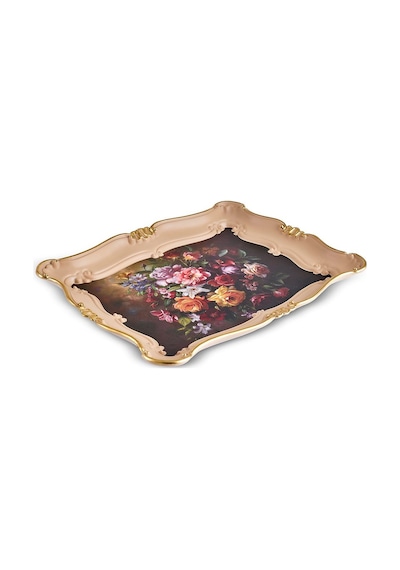 Karaca  Barok İkili Dikdörtgen Tepsi 42 Cm Renkli