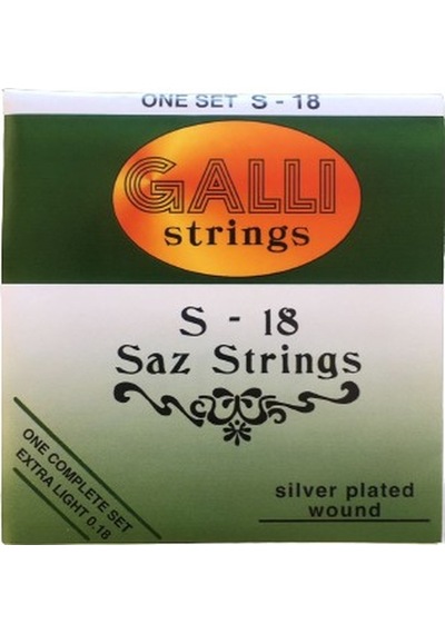 Galli S-18 Kısa Sap Saz Teli 0.18 Galli S-18 Kısa Sap Saz Teli 0.18