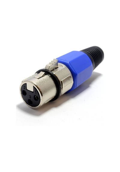 3 Adet 3 Pin Xlr Dişi Mikrofon Konnektörü - Jak - Lehim Tipi
