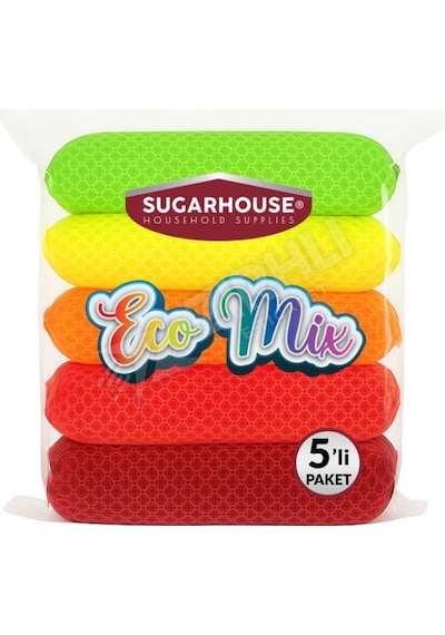 Sugar House Eco Mix Sünger 5'li Renkli