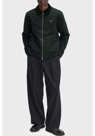 Fred Perry Pamuklu Regular Fit Kadife Yaka Logolu Mont Unisex Mont J8535 Q20 Koyu Yeşil Fred Perry Pamuklu Regular Fit Kadife Yaka Logolu Mont Unisex Mont J8535 Q20 Koyu Yeşil