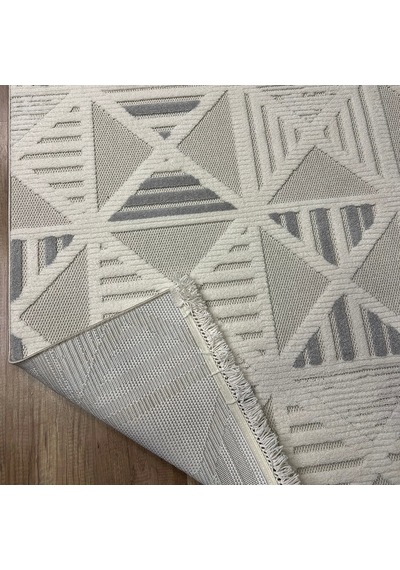Hoom Rugs Level En274 Krem Gri Modern Halı Krem-gri