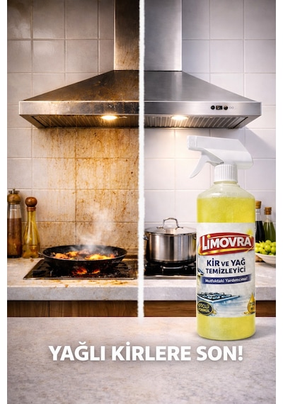 Limovra Mutfak Kir Yağ Sökücü 2 x 750 ML