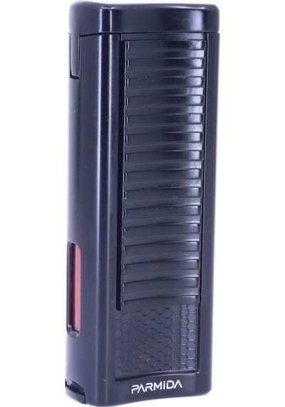 Parmida Hexagon Siyah Çift Torch Puro Çakmağı