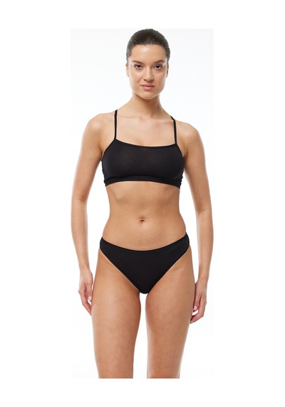 Malabadi Kadın Siyah 6 Lı Paket Modal Bikini Slip Külot 155 Siyah