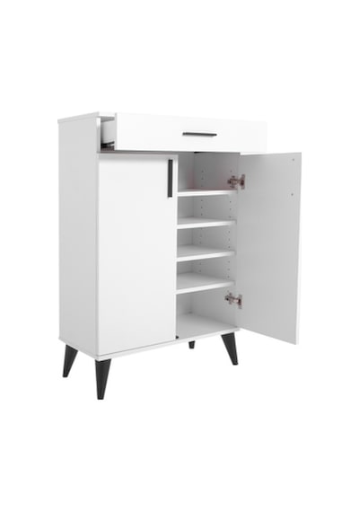 Retro Çok Amaçlı Dolap-beyaz 69x103x34 Cm Beyaz