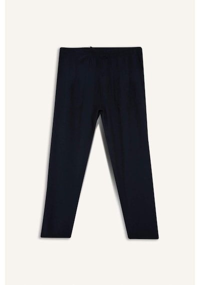 DeFacto Straight Fit Çift Cepli Yüksek Bel Düz Paça Modal Kumaş Pantolon E5962AX25SPNV100