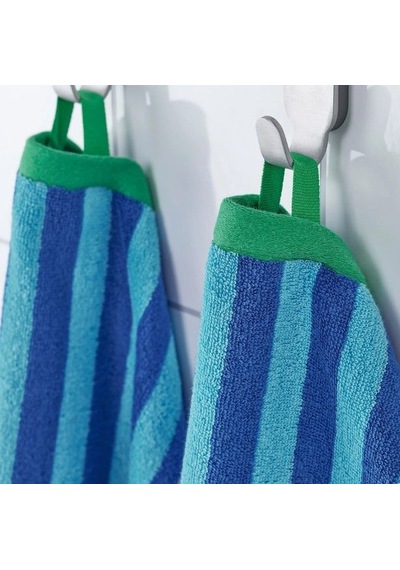 Ikea Slanhöstmal Banyo Havlusu 100 X 150 Cm Lacivert - Açık Lacivert Çok Renkli