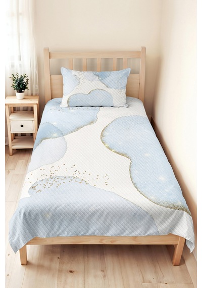 Mavi Soyut Modern Genç Odası Tek Kişilik Pike Takımı-gold Geometrik 160x220 Cm Kapitone Yatak Örtüsü Narin Kekik Serinliği Mavi Soyut Modern Genç Odası Tek Kişilik Pike Takımı-gold Geometrik 160x220 Cm Kapitone Yatak Örtüsü Narin Kekik Serinliği