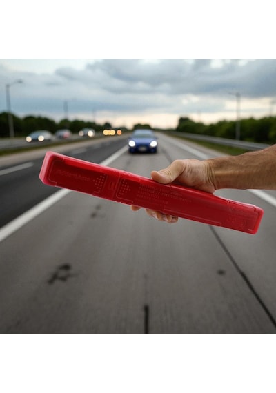 Üçgen Reflektörlü Araç Uyarı Levhası Katlanabilir Trafik Güvenlik Uyarı Levhası Acil Durum Yol
