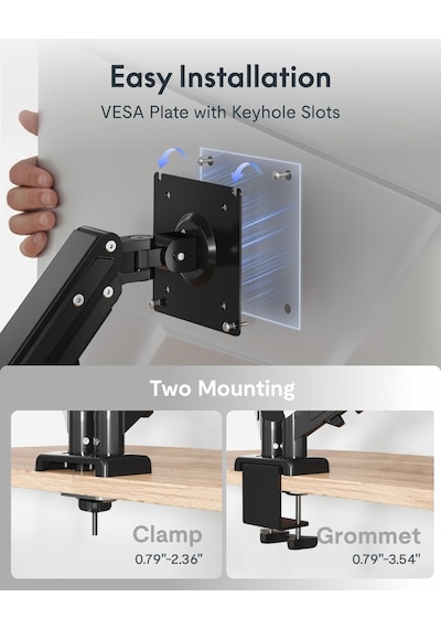 Tr Monitör Tutucu 2 Monitör 17 32 İnç, Kol Başına 2 9 Kg, Siyah