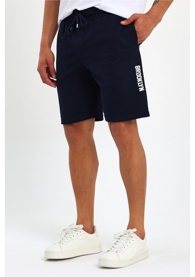 Erkek Regular Fit Brooklyn Baskılı Şort Spr 208 001