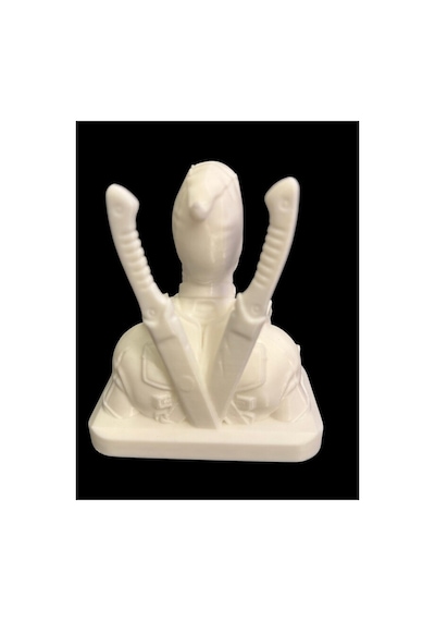 3d Deadpool Figür Boyama Seti - Kendin Boya Hobi Ve Etkinlik Seti - Akrilik Boya + 2 Fırça