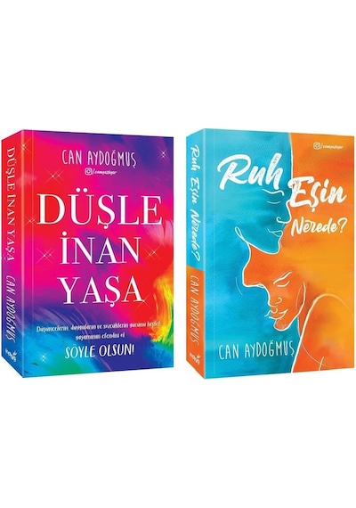 Can Aydoğmuş Seti 2 Kitap Ruh Eşin Nerede - Düşle Inan Yaşa