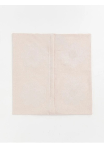 Pembe Çiçek Figürlü Kırlent 45x45 Cm