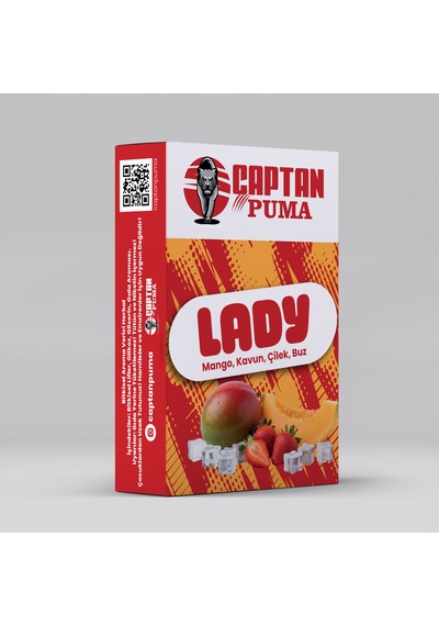 Captan Puma Lady - Mango, Kavun, Çilek, Buz Aromalı Mela 50gr.