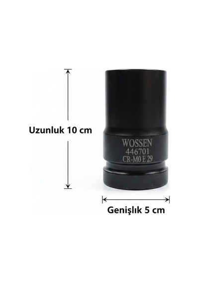 Wossen 1" E29 Dişi Ribe Havalı Ağır Lokma Havalı Makina Kullanıma Uygun