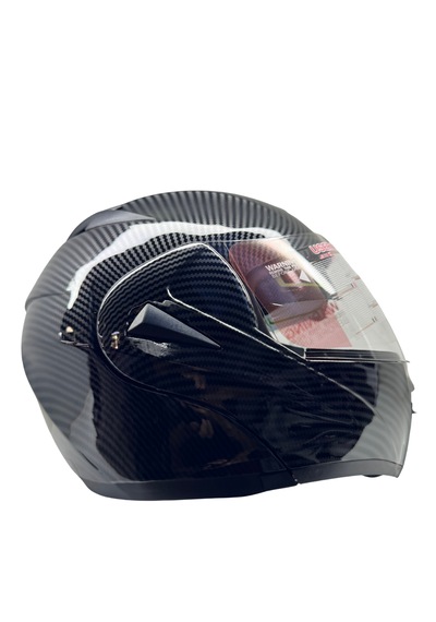 Kask Vrt Marka Vizörlü Çeneden Açılır Carbon