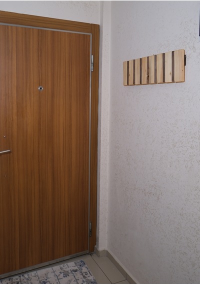 Ahşap Duvar Askılığı Bej