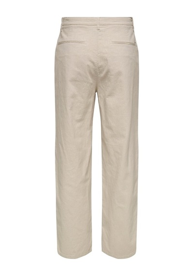 Only & Sons Onsbob Loose Cot Lın 0007 Pant Noos Erkek Gray Pantolon - 22031565 Gri