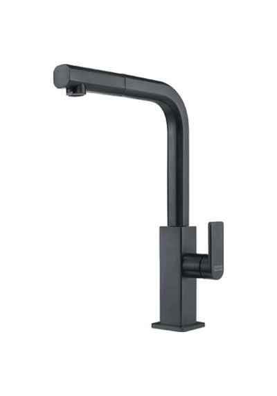 Franke Mythos Doccia Mat Siyah Eviye Bataryası 115.0550.442