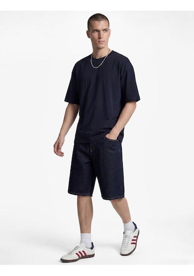Koton Pamuklu Bol Normal Bel Cepli Baggy Jean Şort Raw 6sam40401nd 63x