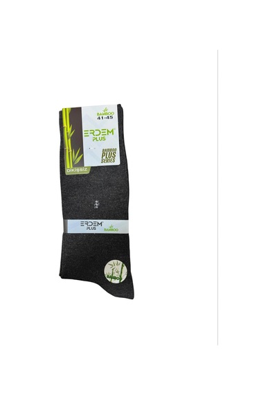 Erdemplus Erkek Bambu Çorap Dikişsiz 12'li Asorti Asorti
