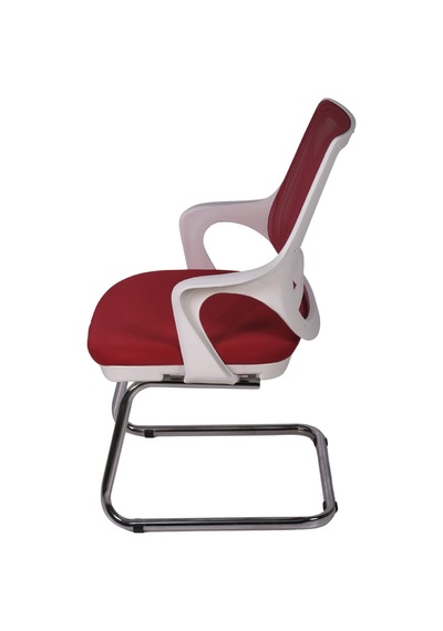 Ofisbazaar Buya Beyaz Fileli Misafir Koltuğu Ergonomik Toplantı Ve Bekleme Koltuğu Kırmızı Kırmızı Ofisbazaar Buya Beyaz Fileli Misafir Koltuğu Ergonomik Toplantı Ve Bekleme Koltuğu Kırmızı Kırmızı