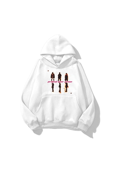 Tarzsokak Unisex Protect Your Peace Sweatshirt Beyaz