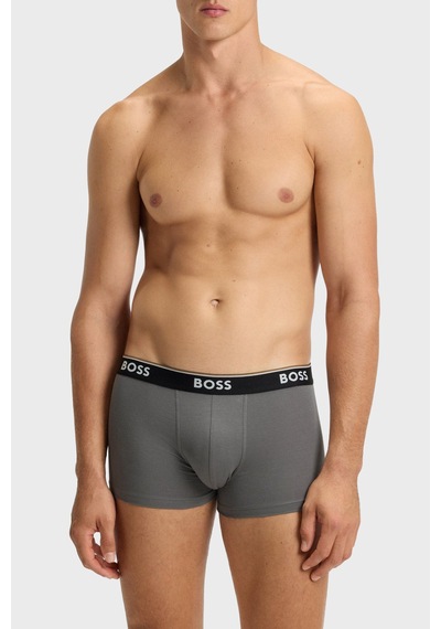 Boss Erkek Boxer 50554443 060 Gri-siyah-gri Gri-siyah-gri