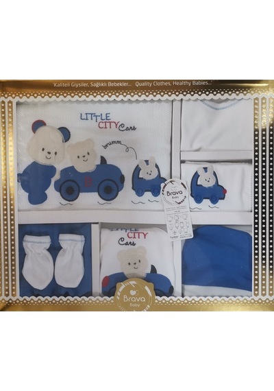 Brava Baby Brava Lacivert 10lu Hastane Çıkışı Lacivert