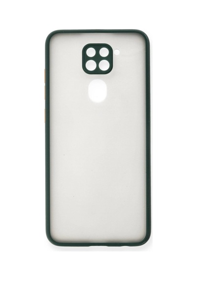 Xiaomi Redmi Note 9 Kılıf Montreal Silikon Kapak - Yeşil -