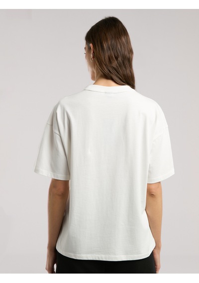 Everlast Ever Classics Wmn Oversize Beyaz Kadın Tişört Beyaz