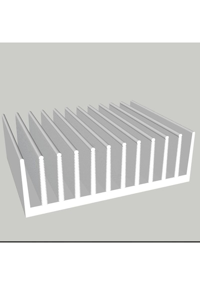 Alüminyum Soğutucu Profil Led Soğutma Profili 110 X 35 Mm 490160121