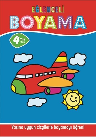 Eğlenceli Boyama - 4 Yaş Üstü 4'lü Pastel Boya Hediyeli- Parıltı Yayınları