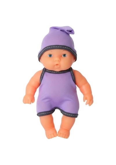 Sevimli Oyuncak Et Bebek Uyku Arkadaşım, 20 Cm, Mor
