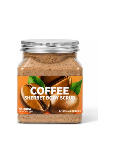 Purivo Coffee Sherbet Body Scrub 500 ML