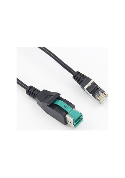 Rj45 Powered Usb Spiral Kablo 12v 1.5 Metre
