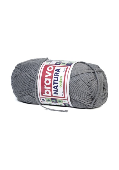 Natura %100 Koton İplik 100 Gram 200 Metre Renk Kodu:104 Gri