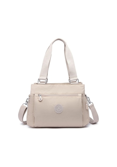 Smart Bags 1125 Krınkle Kumaş Omuz Çantası (Bej) Bej