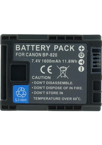 Canon Bp-820 Yedek Pil Canon Vixia Hf G30 xa20 xa25