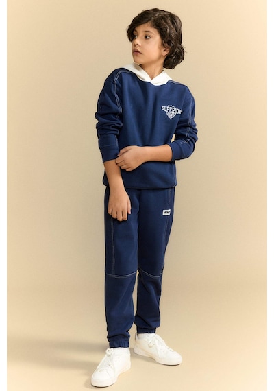 Defacto Erkek Çocuk 2li Takım Kapüşonlu Baskılı Sweatshirt Eşofman Altı G6174a826spnv256 Lacivert-nv256 Defacto Erkek Çocuk 2li Takım Kapüşonlu Baskılı Sweatshirt Eşofman Altı G6174a826spnv256 Lacivert-nv256