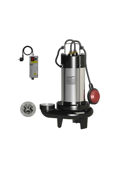 Sumak Sbrt30 2 3Hp Trifaze Bıçaklı Foseptik Dalgıç Pompa