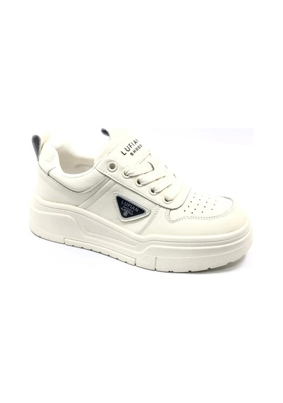 Lufian 122230018 Jennıfer Sneaker Unisex Deri Spor Ayakkabı Beyaz