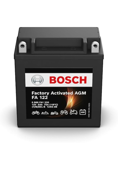 Bosch 12v 5 Ah Yb5-lb 12n5 Agm Akü