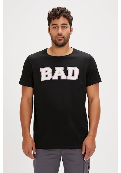 24.01.07.036 Bad Bear Felt Erkek T-shirt Nıght 24yyz6000010 Yz6001 Siyah