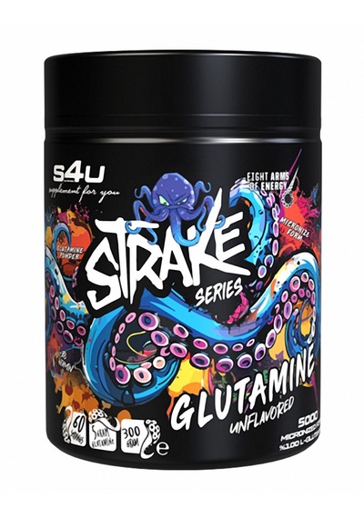 S4u Strake Glutamine 300g Saf Mikronize Aromasız Glutamin Aromasız